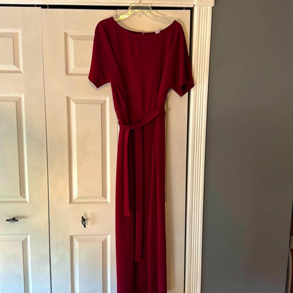 Maroon dress